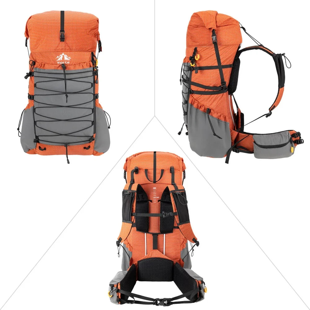 Internal-frame Hiking Backpack: 50L / 60L / 70L