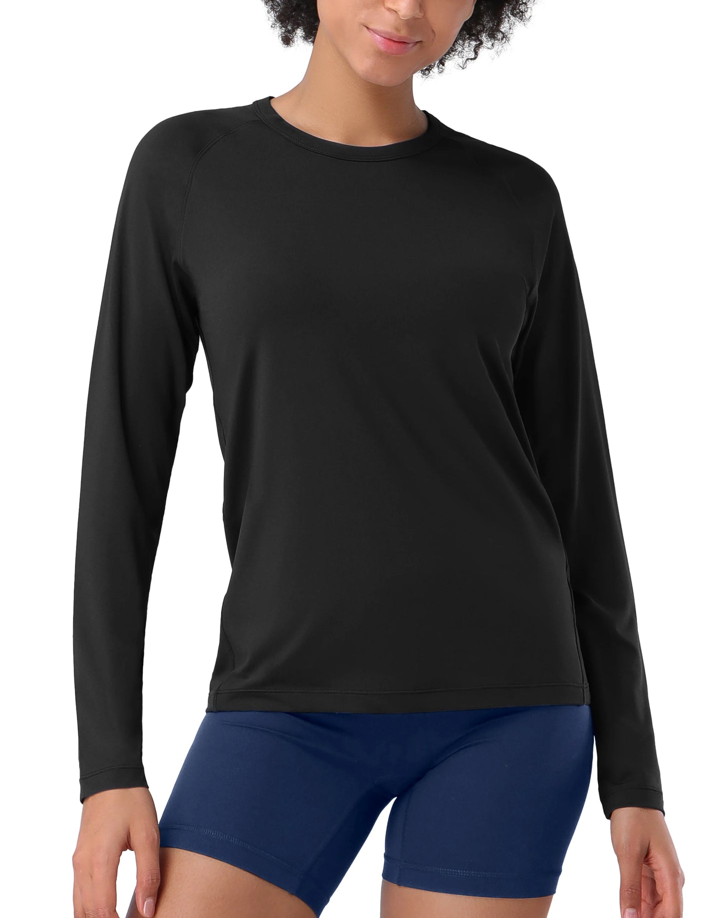 Womens Camp Hiking Long Sleeve T-shirt  SPF UV Protection
