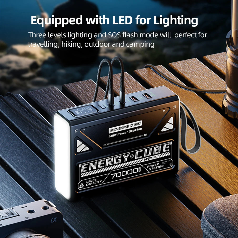 Rechargeable LED Camping Lantern with 70,000mAh Battery