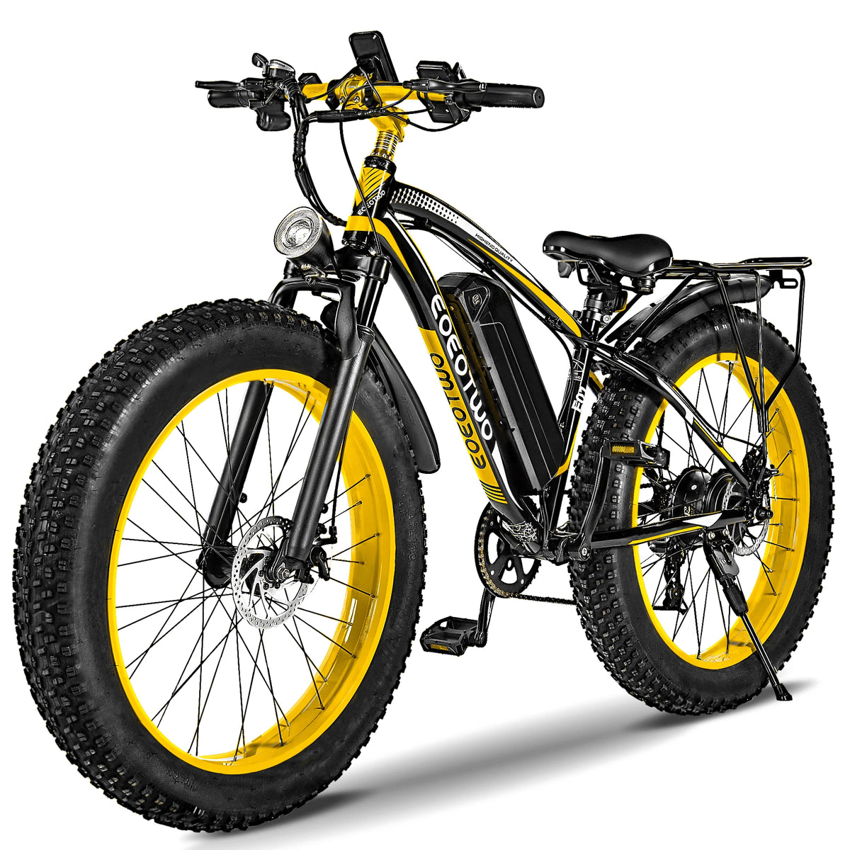 26" Fat Tire Electric Bike – 1000W Motor, 48V 15Ah Battery