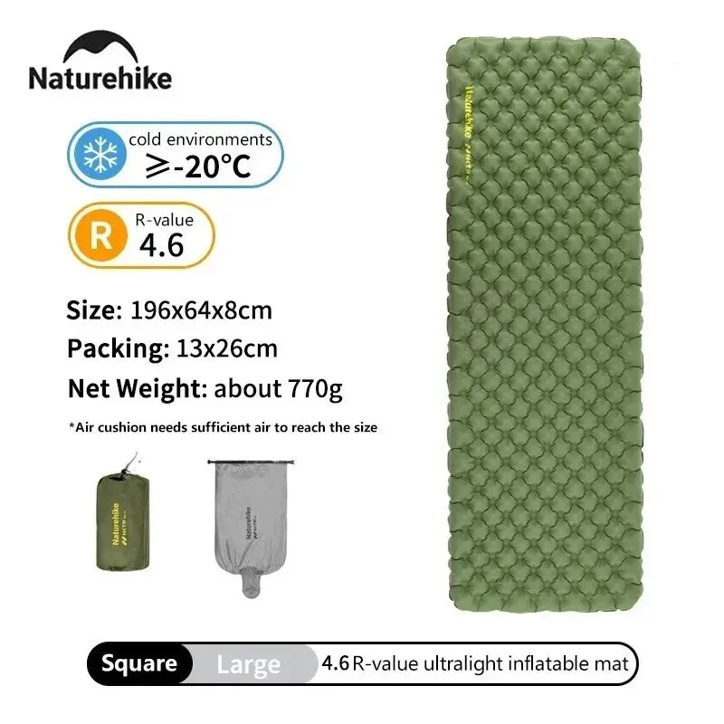 Naturehike R4.6 Ultralight Insulated Inflatable Sleeping Pad