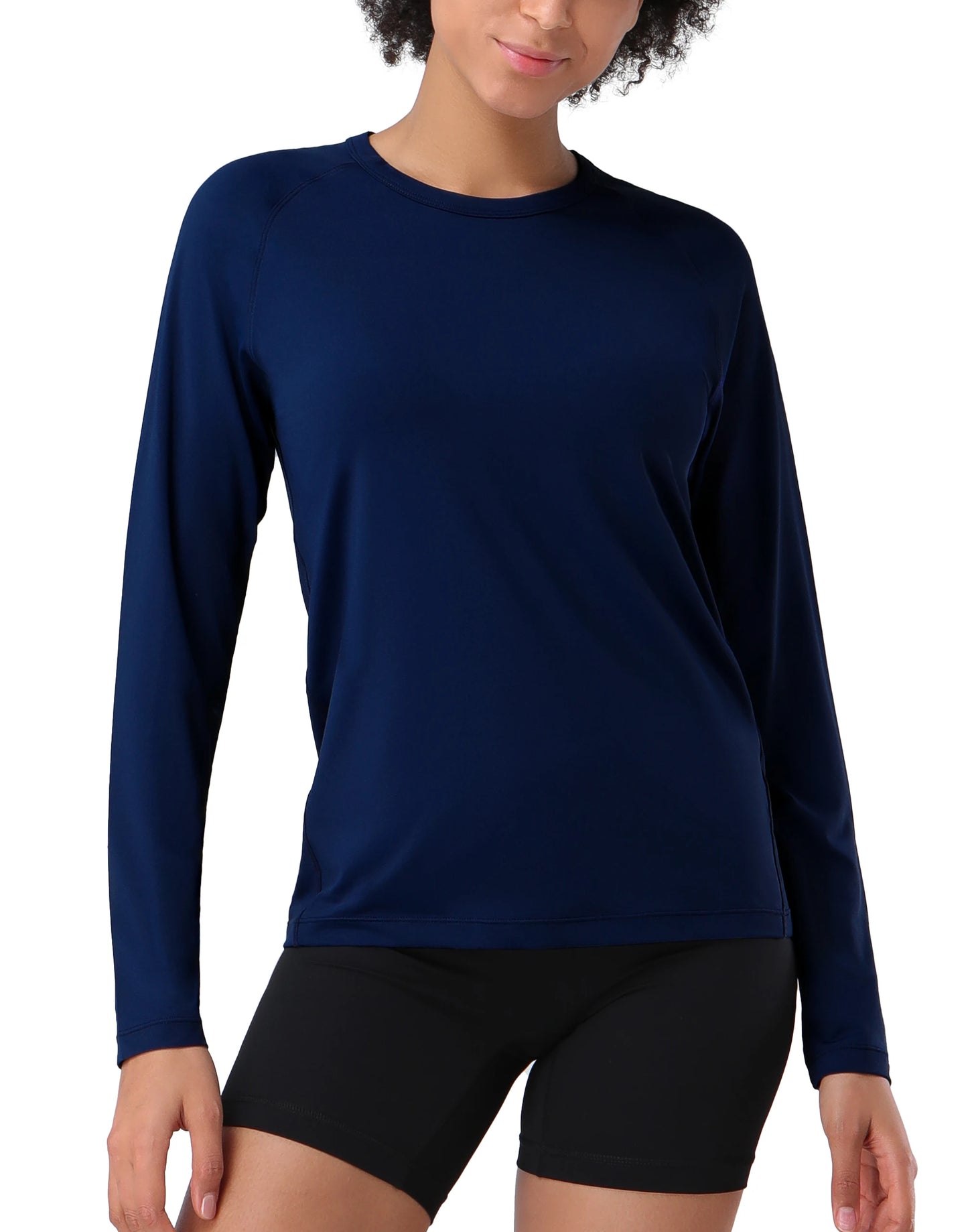 Womens Camp Hiking Long Sleeve T-shirt  SPF UV Protection