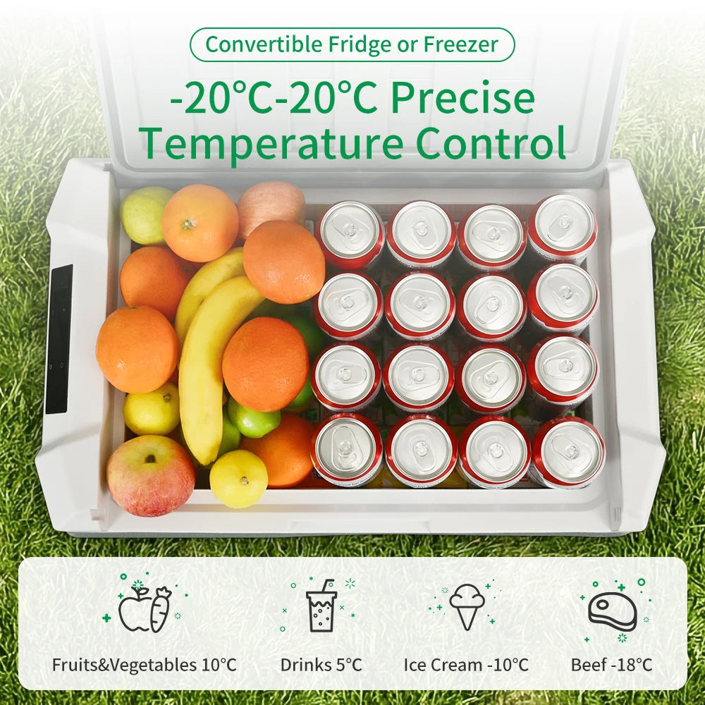 25L 35L 45L Car Refrigerator 12V Compressor Fridge Freezer