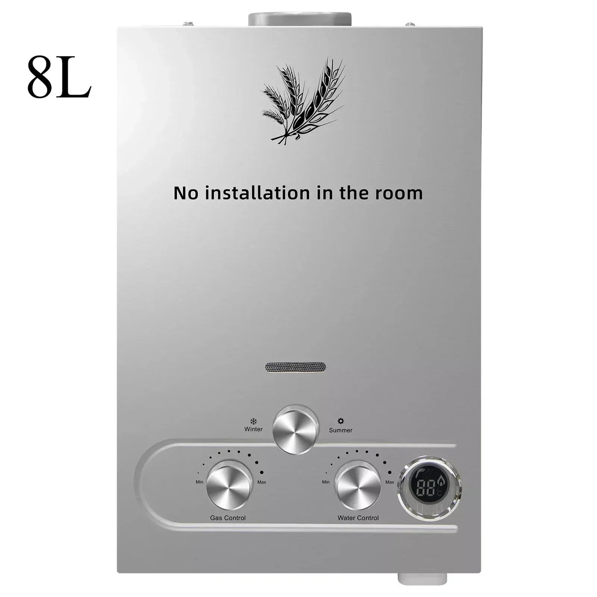 VEVOR LPG Tankless Water Heater – 6L–18L Propane/Butane Instant Hot Water