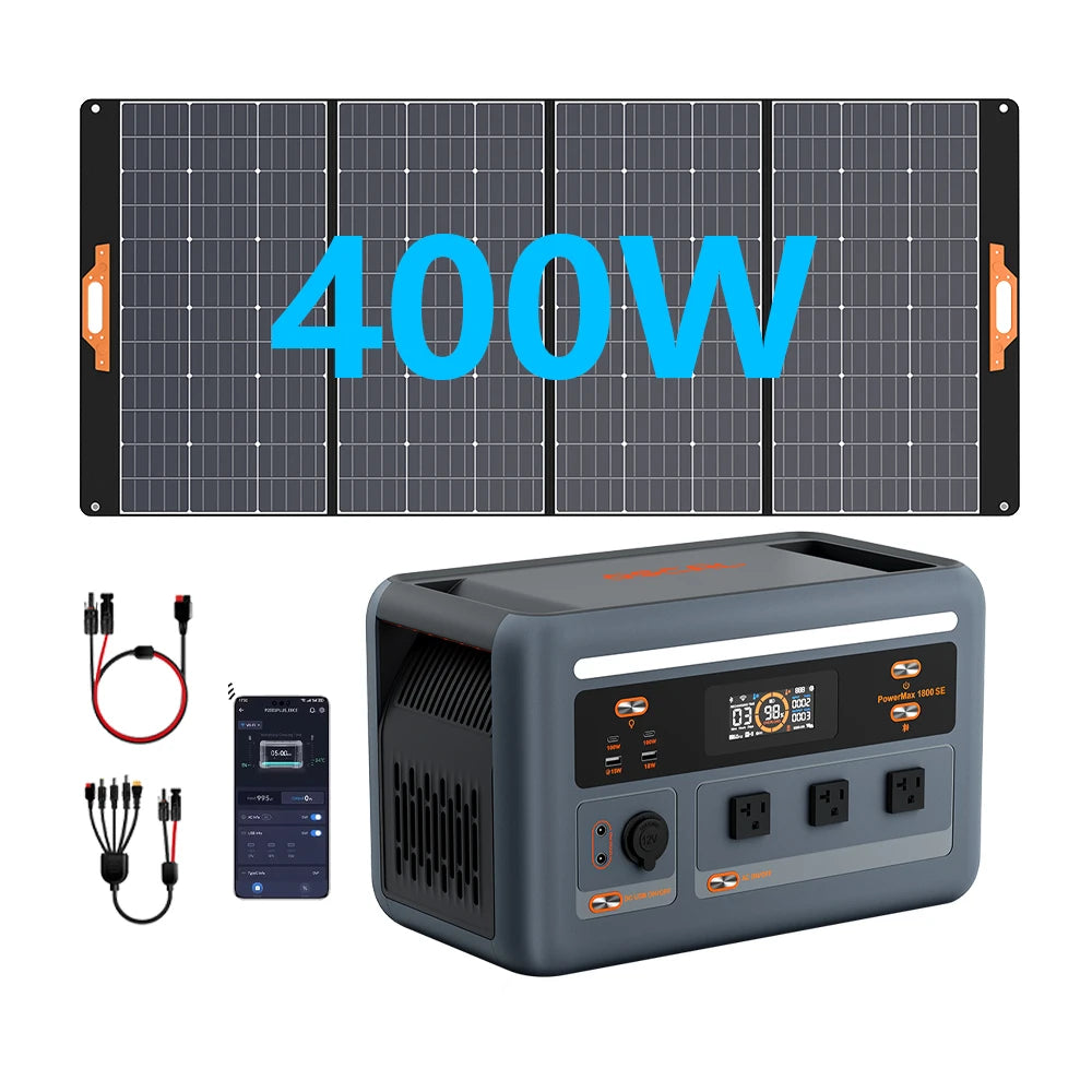 OSCAL PowerMax 1800SE Portable Power Station – 1800W, 1024Wh LiFePO4