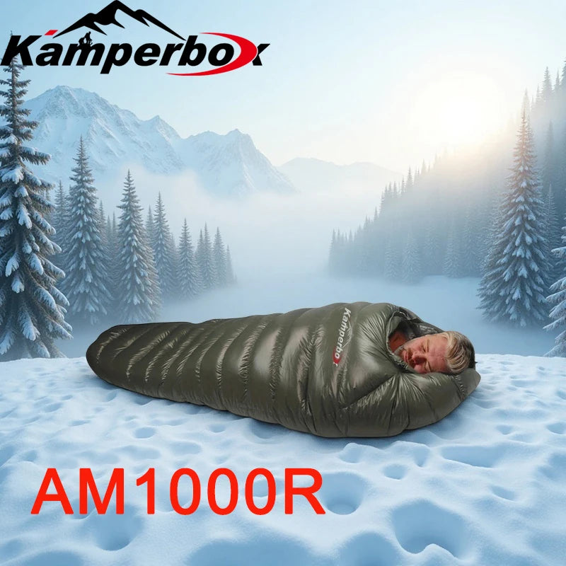 Cold Temperature Winter Sleeping Bag Down Sleeping Bag Winter Camping Sleeping Bag Double