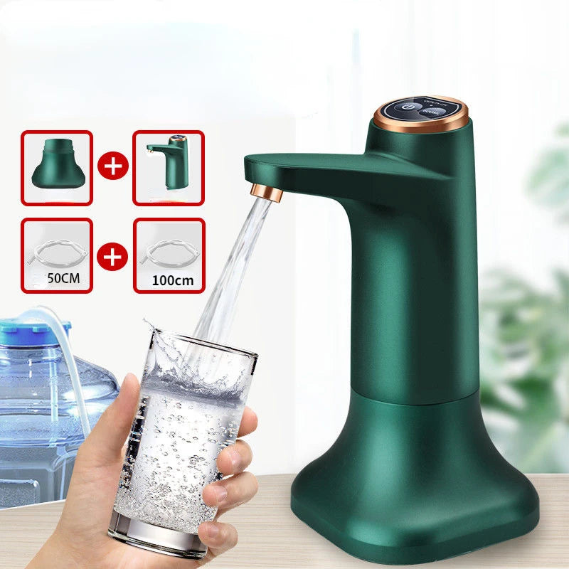Portable USB Rechargeable Water Dispenser Pump – Automatic Push-Button Design
