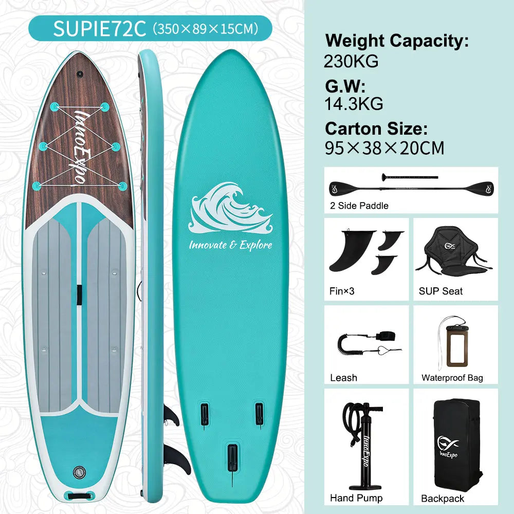 Inflatable Stand Up Paddle Board Non-Slip Comfort Deck