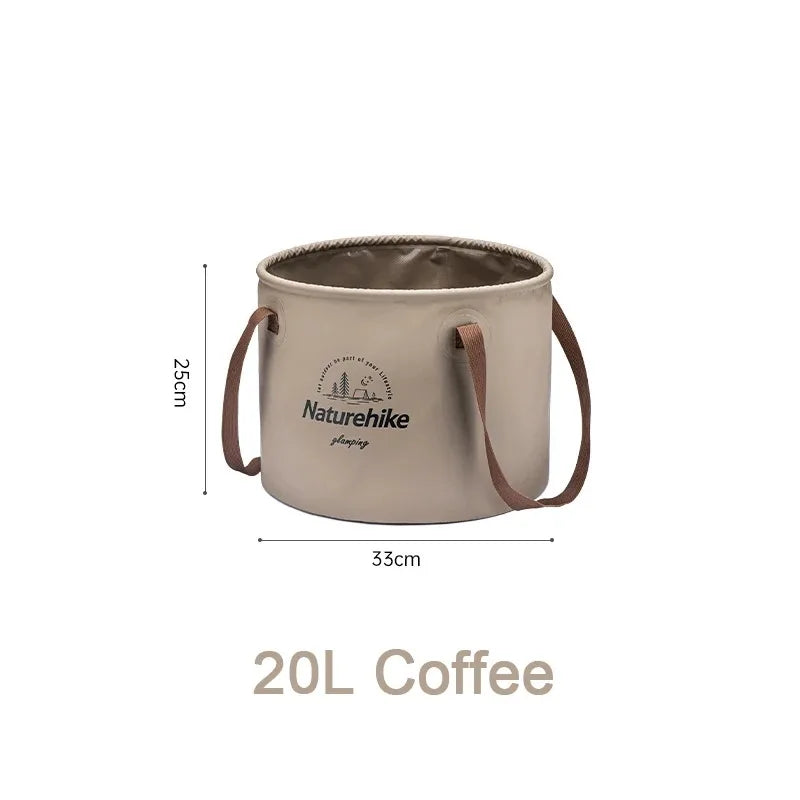 Naturehike Foldable Camping Bucket – Portable Waterproof Outdoor Pail
