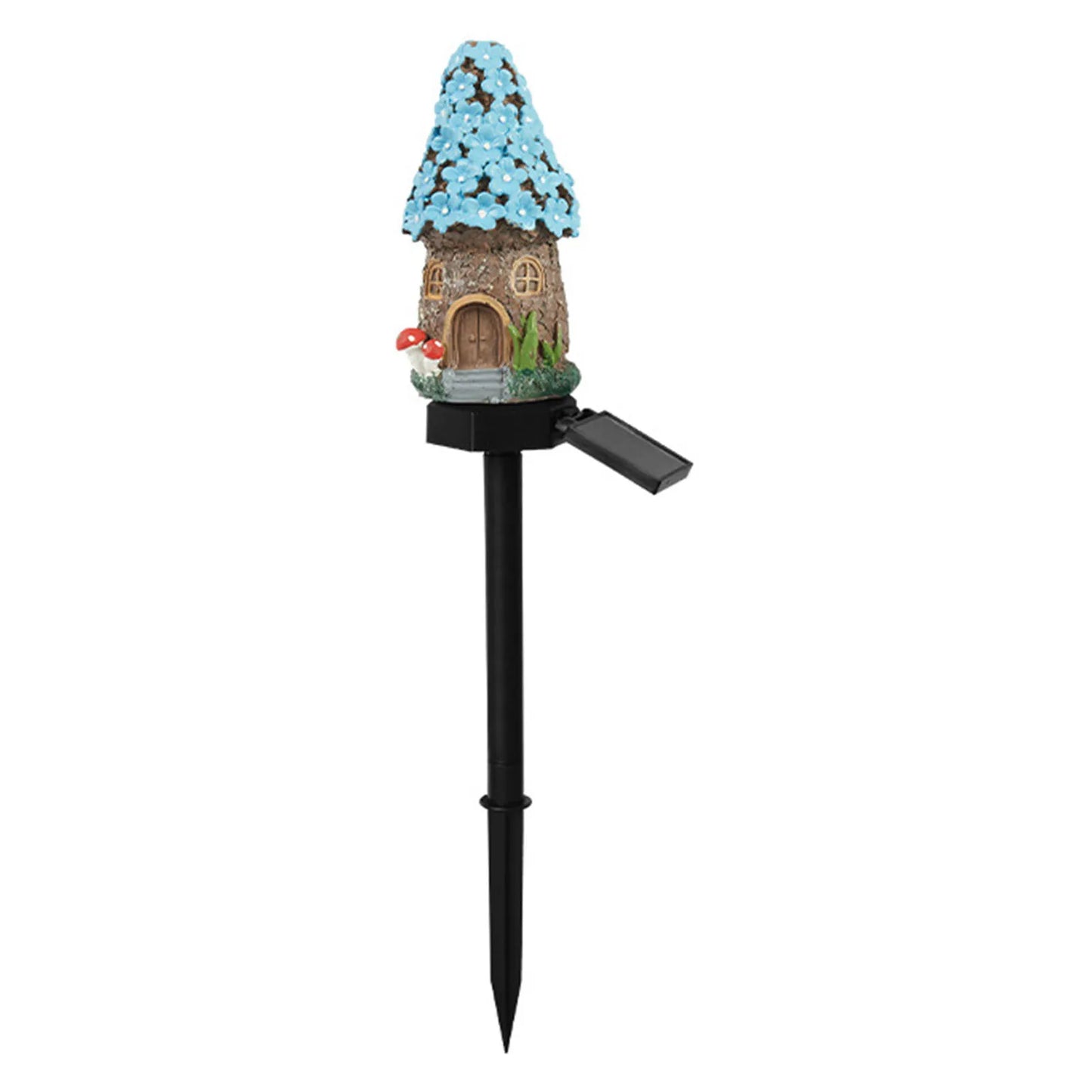 Solar Fairy-Tale Mushroom Cottage Outdoor Lawn Lamp Waterproof LED Creative Lamp