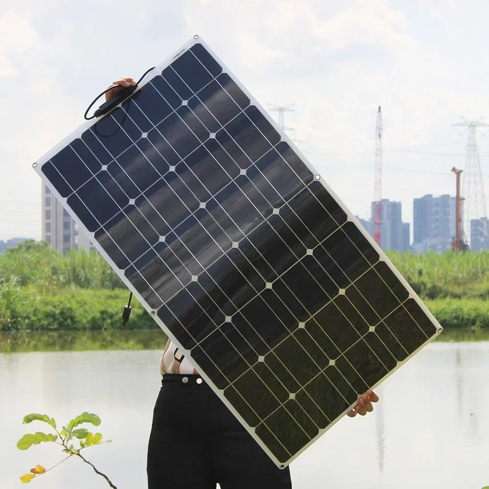12V Flexible  Waterproof Solar Panel 600W 100W 200W 300W 400W 500W
