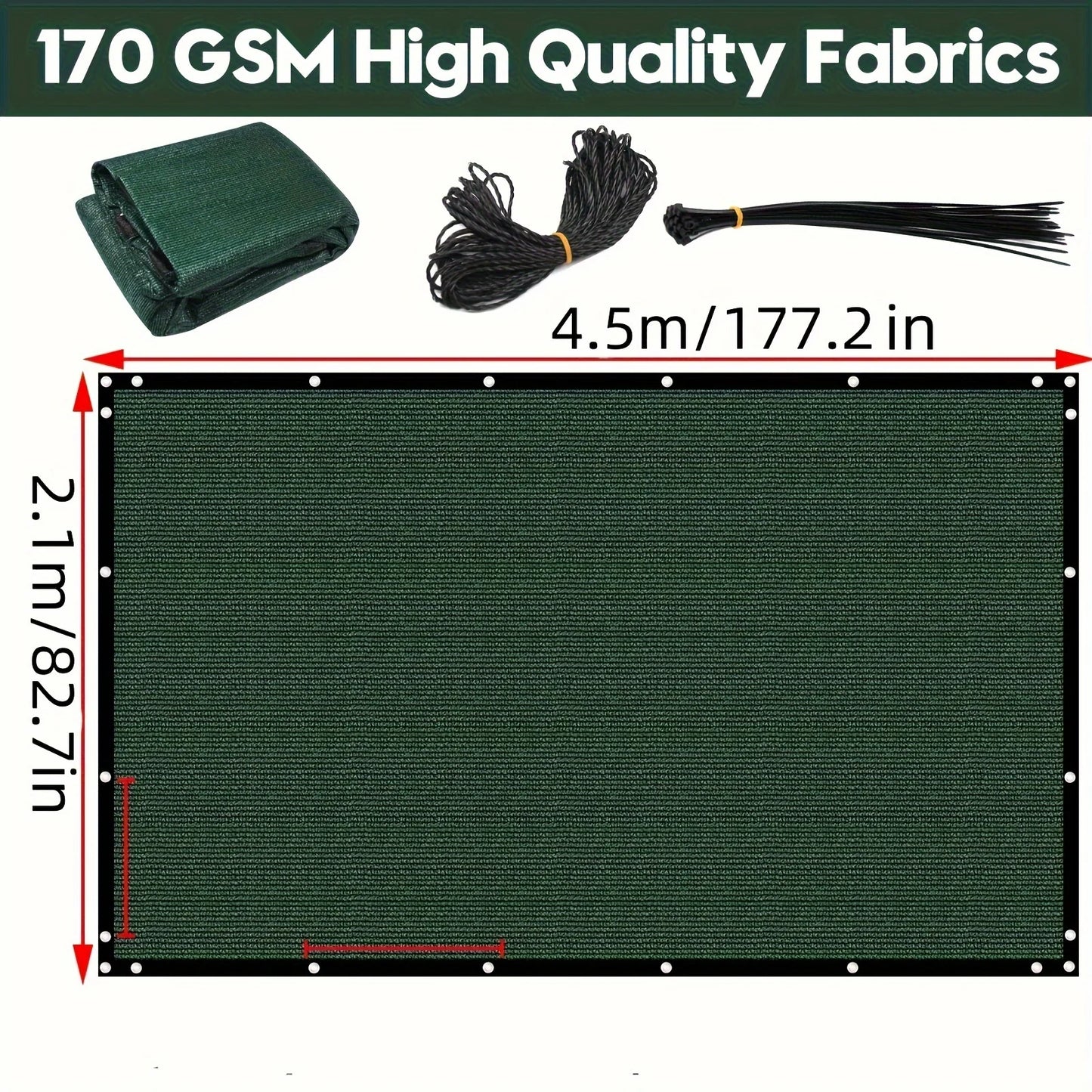 Heavy Duty Privacy Screen 4ft/5ft/6ft/7ft