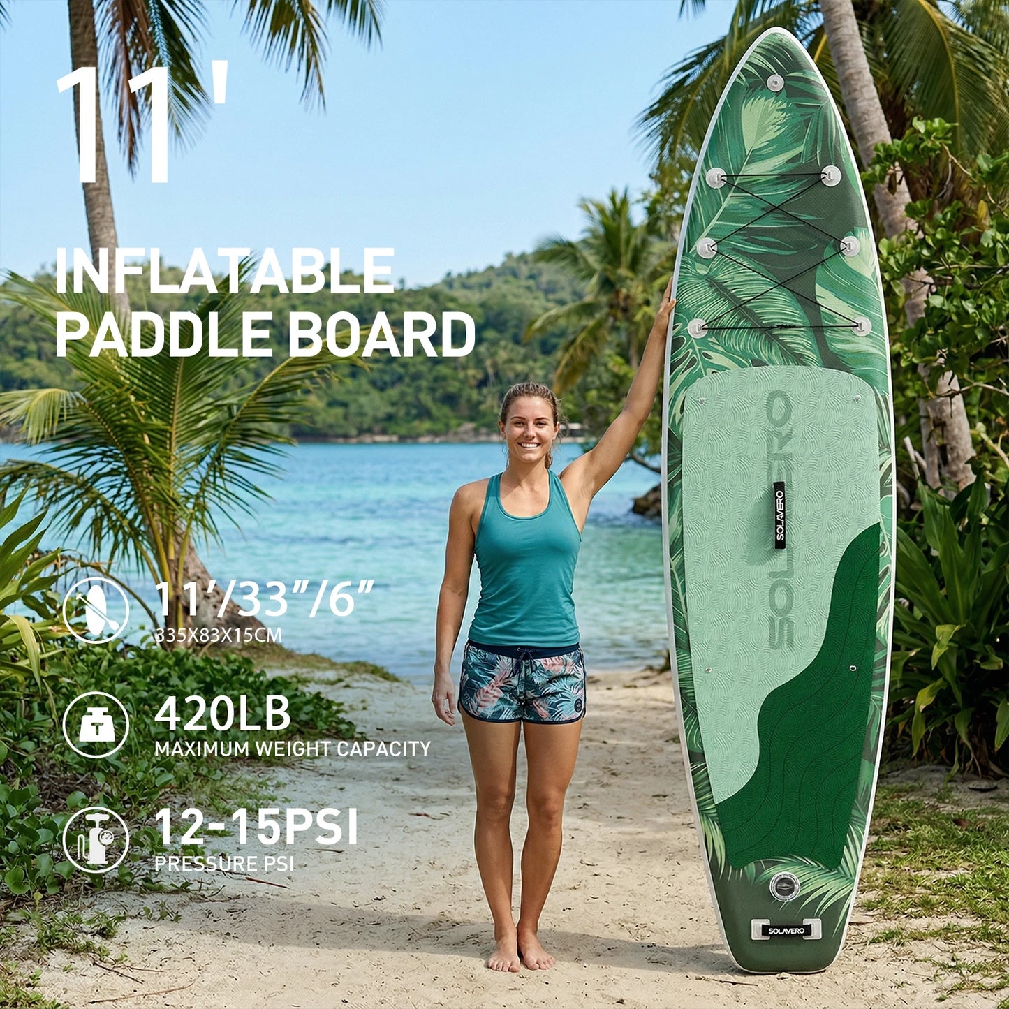 323/335/350cm Inflatable SUP Board with Accessories,