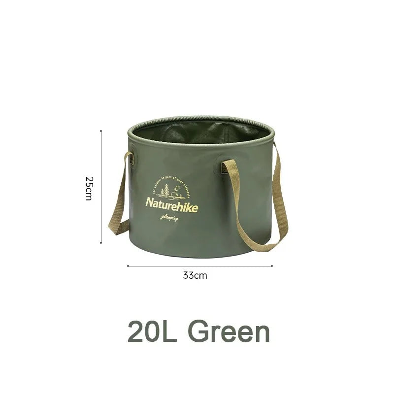 Naturehike Foldable Camping Bucket – Portable Waterproof Outdoor Pail