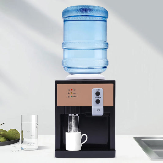 3-Temperature Control Water Dispenser with 1.2-5 Gallons Tank Stainless Steel