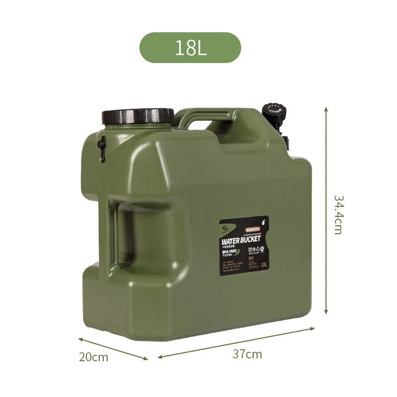 Desert Fox 10L/12L/18L/25L Large Military Green Water Tank Carrier Container