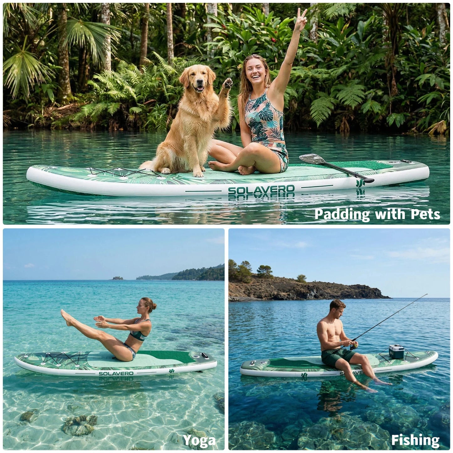 323/335/350cm Inflatable SUP Board with Accessories,