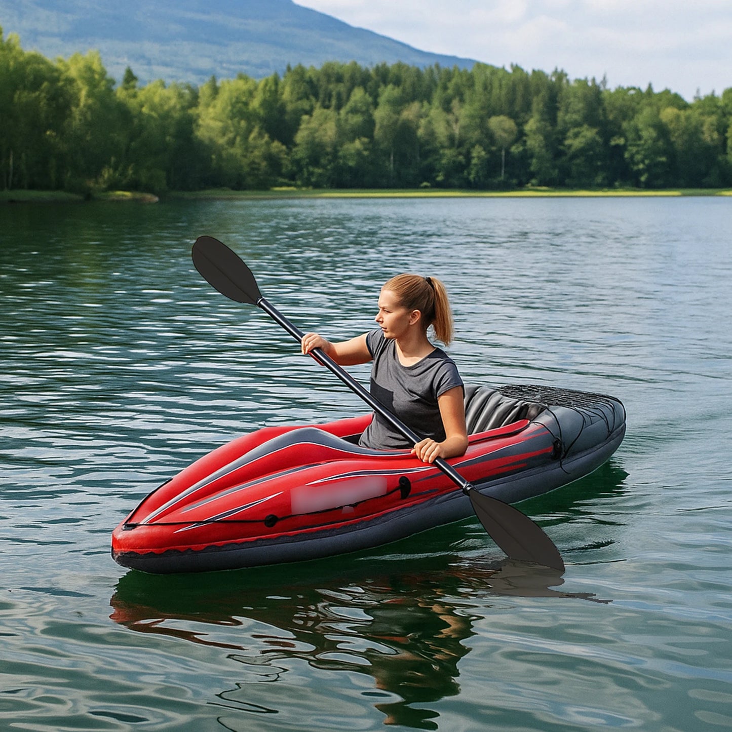 Inflatable Kayak Fishing Boat 1 Person