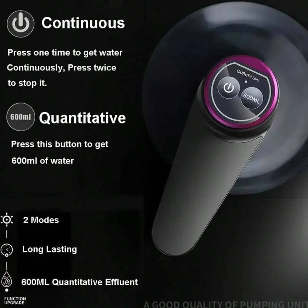 5 Gallon Water Dispenser: USB Rechargeable Pump