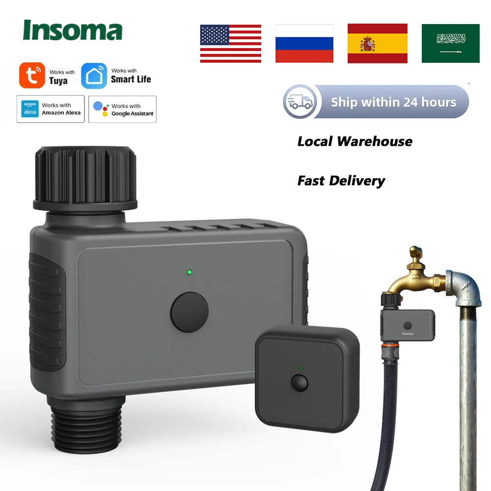 Smart Irrigation  Wifi Automatic Sprinkler Timer Remote Supports Alexa