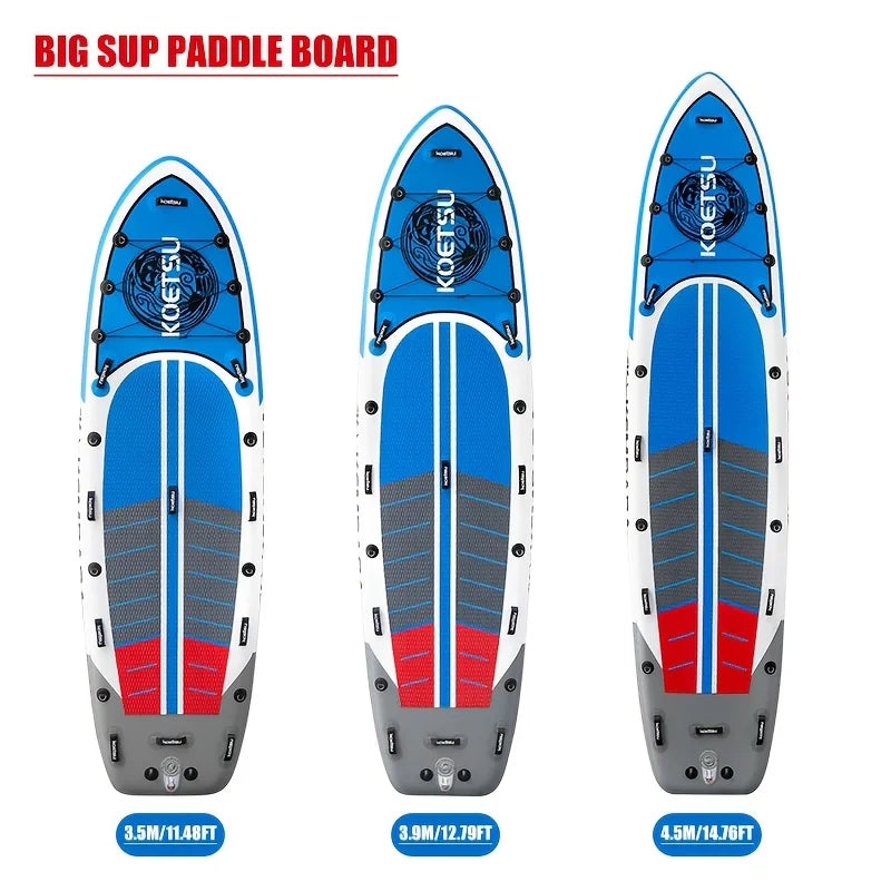 KEOTSU LUYA Wide-Body Inflatable Fishing Paddle Board – 3 Models