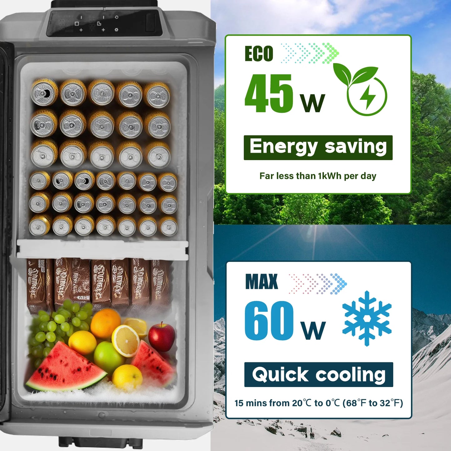 12 Volt Refrigerated Portable Cooler
