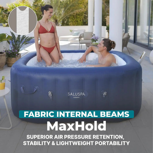 4-6 Person Square Inflatable Hot Tub