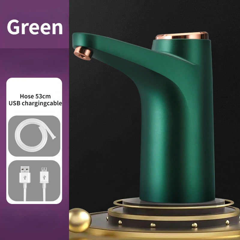 Portable USB Rechargeable Water Dispenser Pump – Automatic Push-Button Design