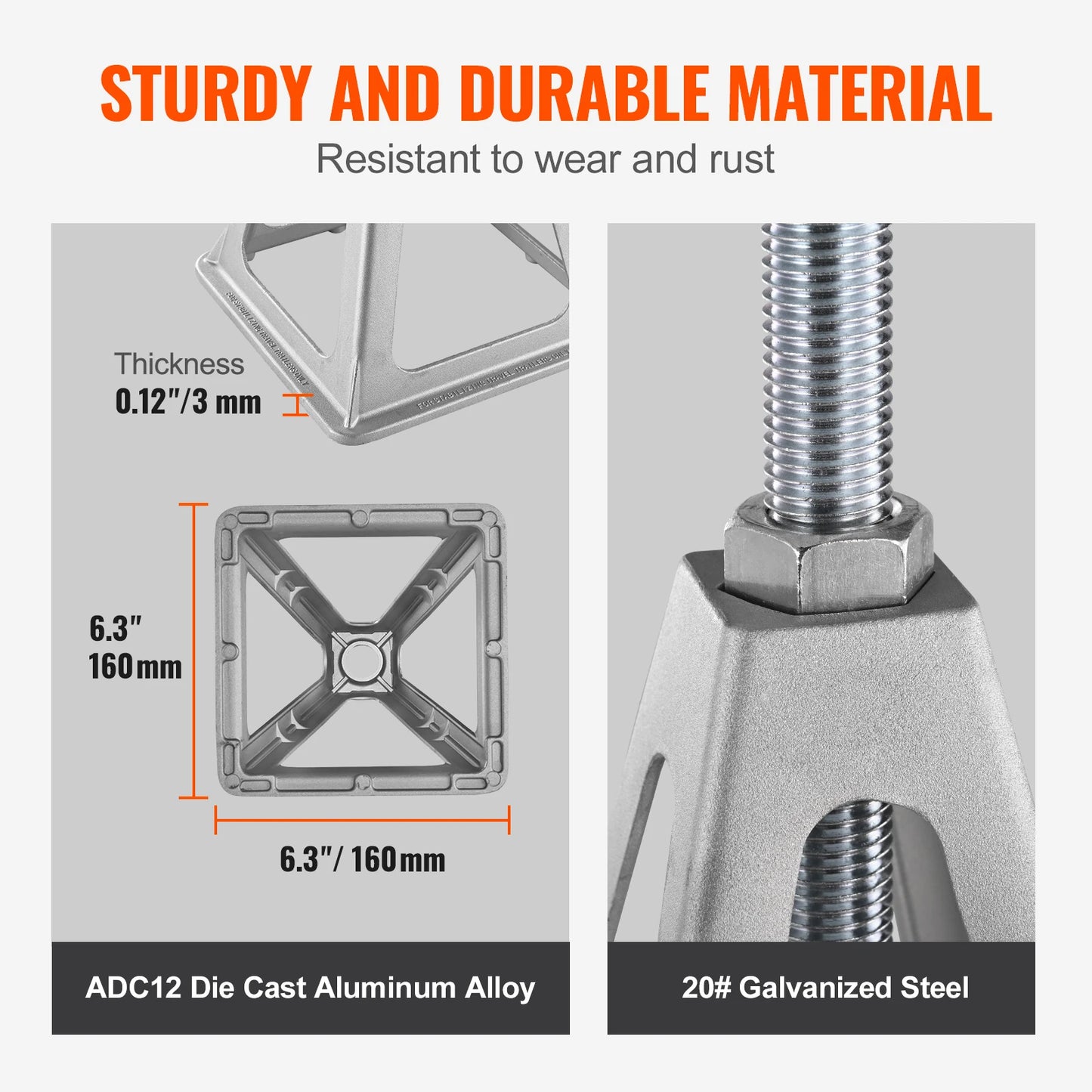 RV Stabilizer Jacks, 4 Pack Aluminum RV Leveling Jacks