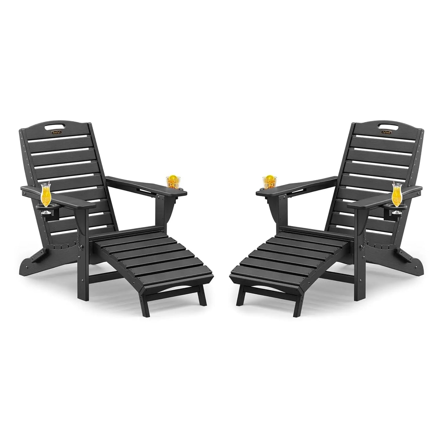 Folding Adirondack Chairs Set of 2