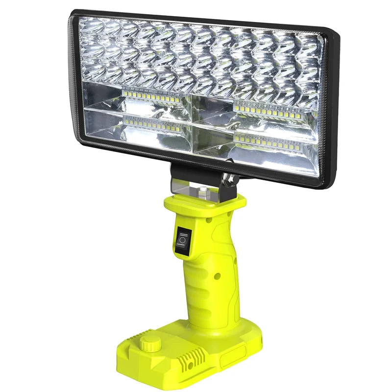 4000LM 35W LED Work Light – Compatible with Ryobi ONE+ 18V Batteries