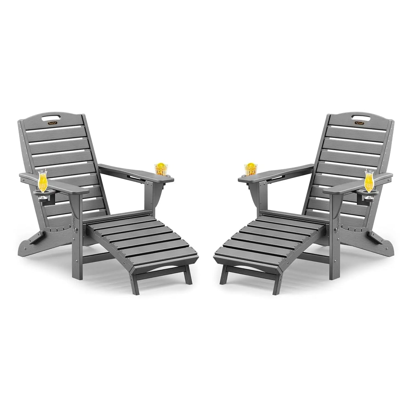 Folding Adirondack Chairs Set of 2
