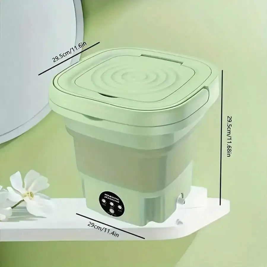 Foldable Mini Washing Machine, Portable Compact Washer