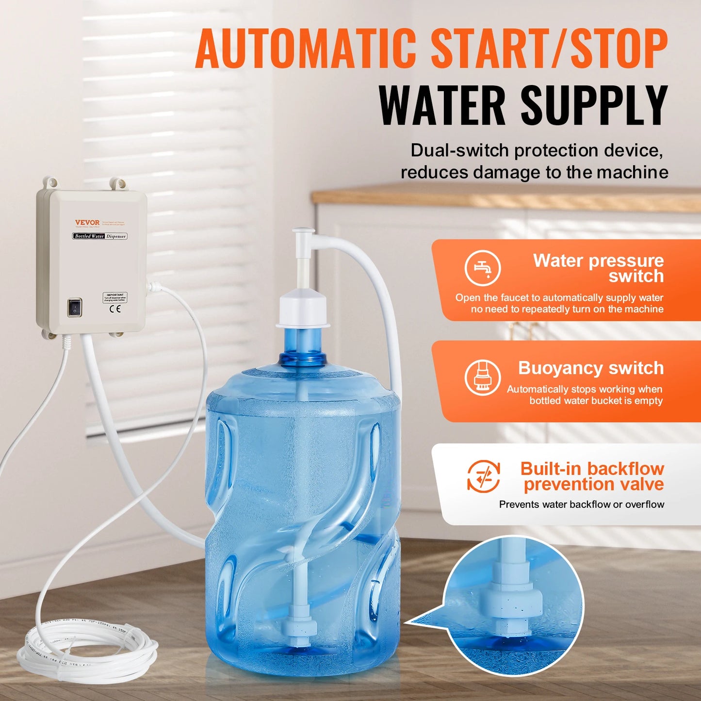 5 Gallon Bottled Water Dispenser Pump System