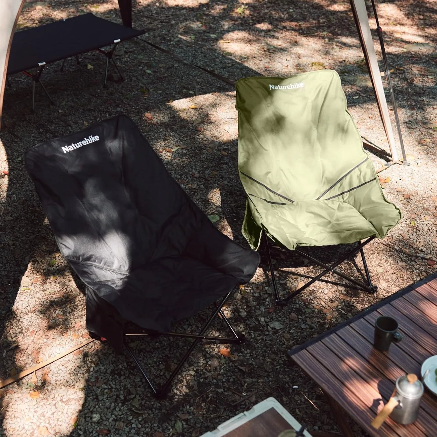 Naturehike Sea Star Recliner Outdoor Folding High Back Moon Chair 2-Position