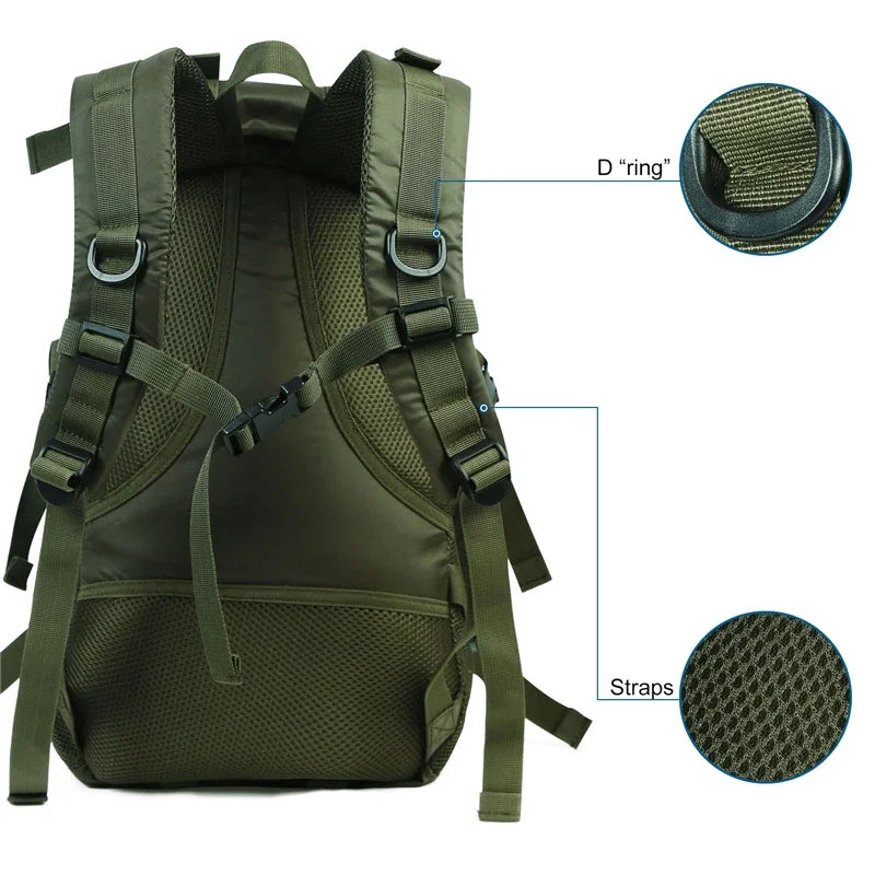 LQARMY Lightweight Hiking & Travel Backpack – Water-Resistant Outdoor Daypack