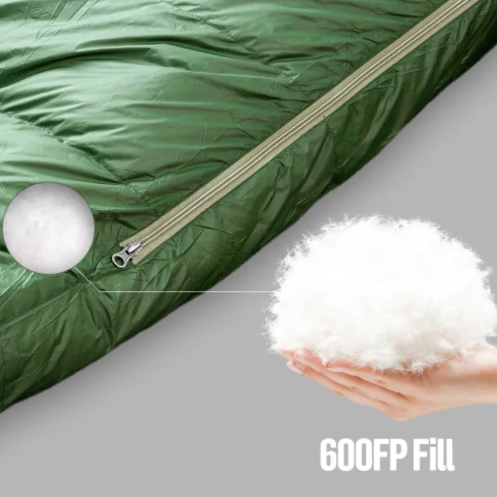 Night Cat 600FP Down Mummy Sleeping Bag – Lightweight Backpacking
