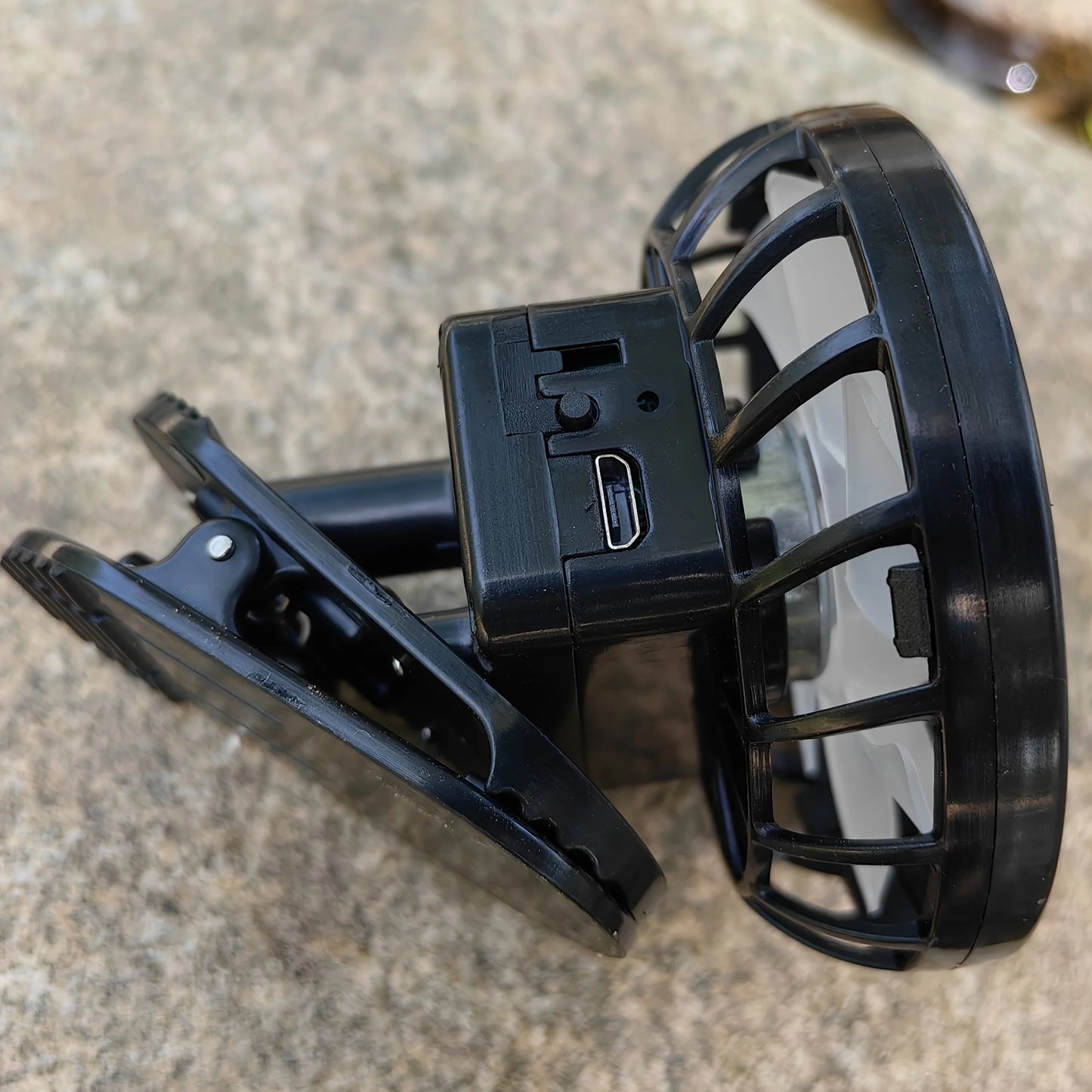 Solar Powered Cooling Fan Sun Hat Wide Brim UV Protection Bucket Hat With Dual Fans For Fishing Hiking Camping Outdoor