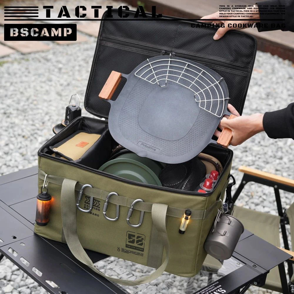 30L/42L/56L Insulated Waterproof Tactical Camping Bag