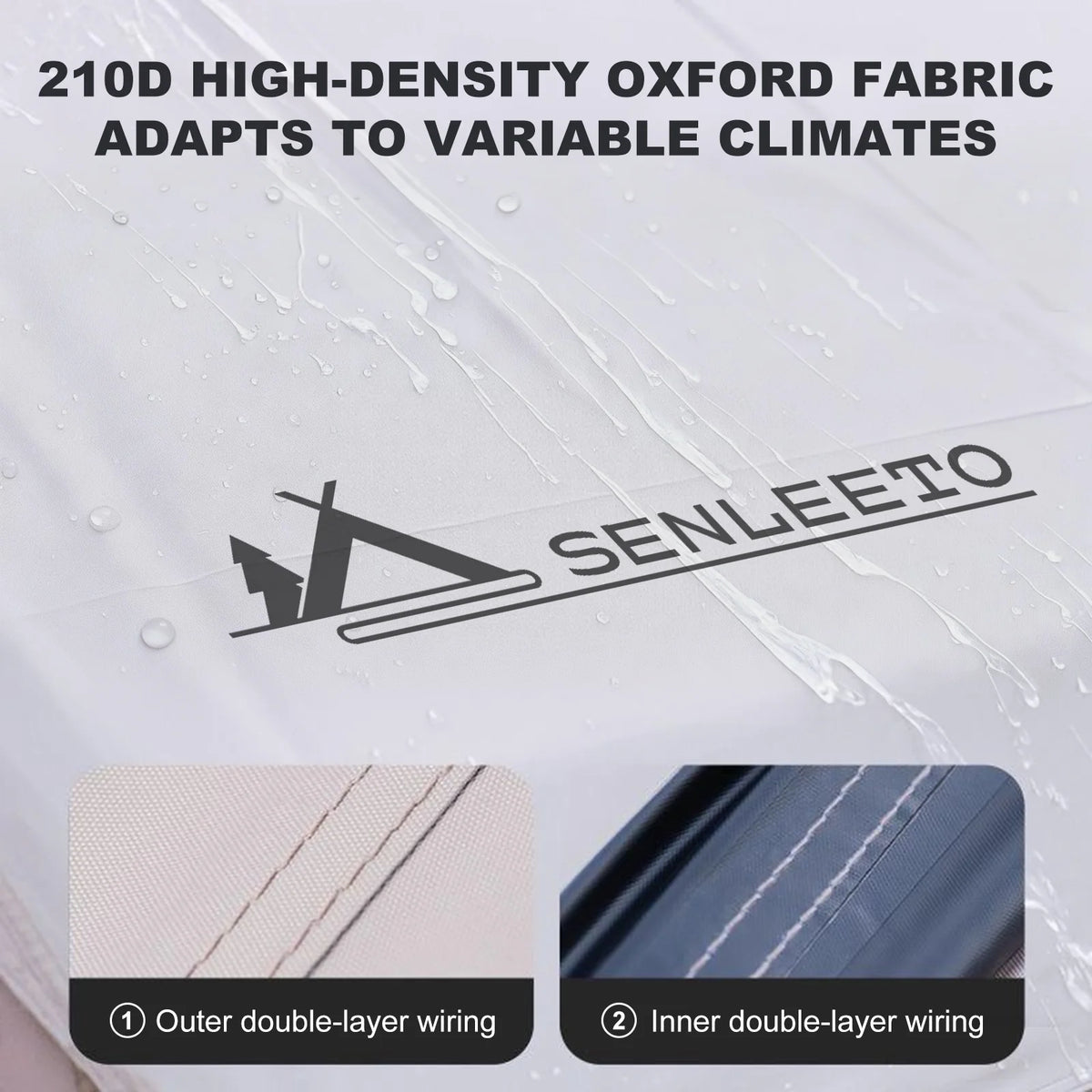 10' × 13' Ultralight Camping Tarp & Rainfly – 6–8 Person Shelter