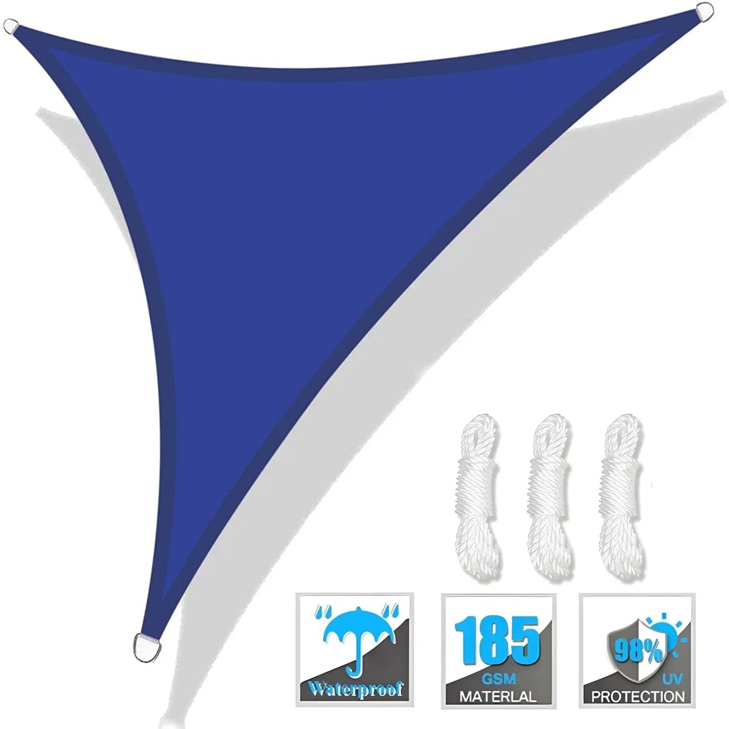 Triangle Sun Shade Sail Canopy