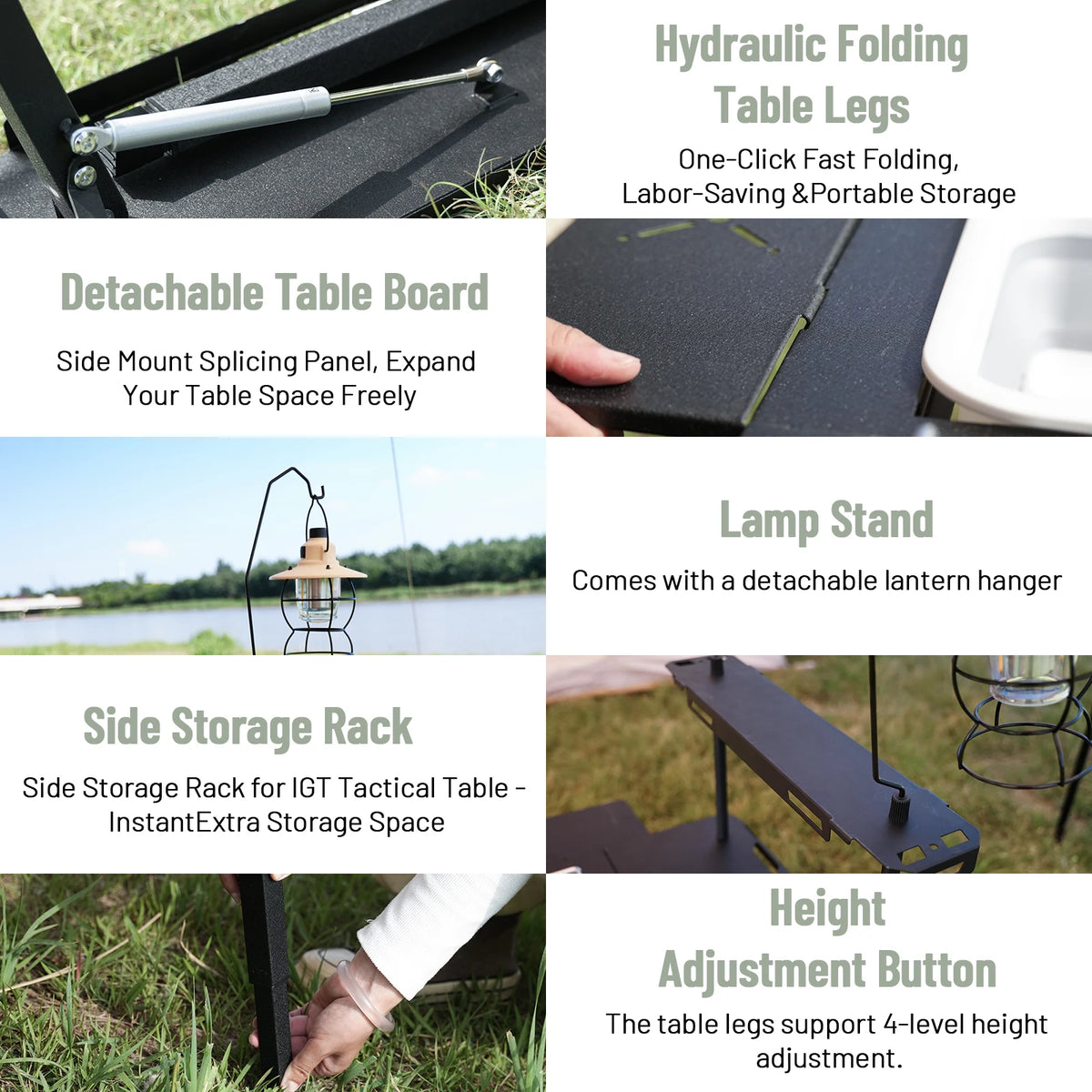 PAKICETUS Lightweight Folding Camping Table – Portable Outdoor Table
