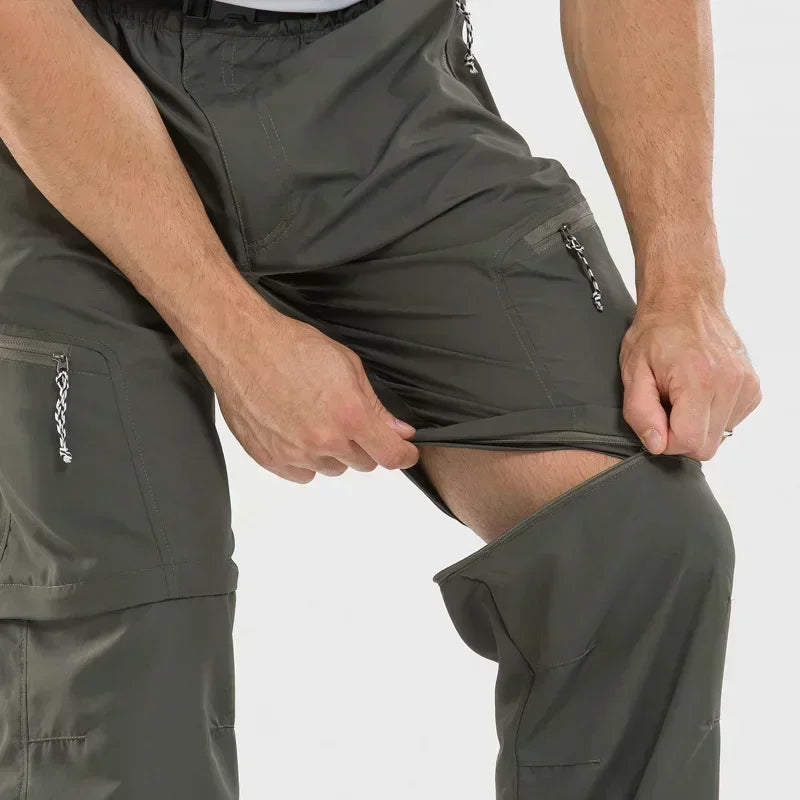 Convertible Hiking Cargo Pants – Quick-Dry Outdoor Pants & Shorts