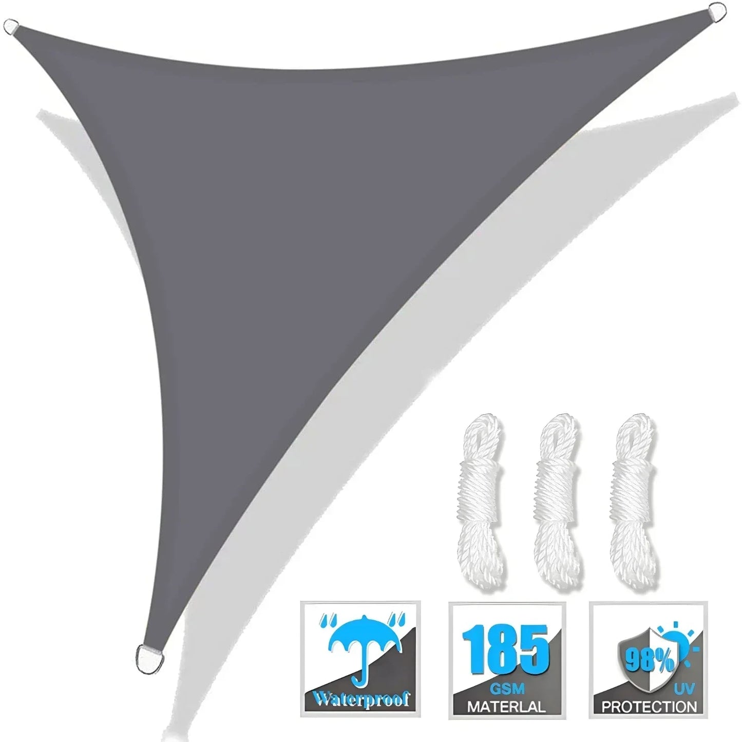 Triangle Sun Shade Sail Canopy