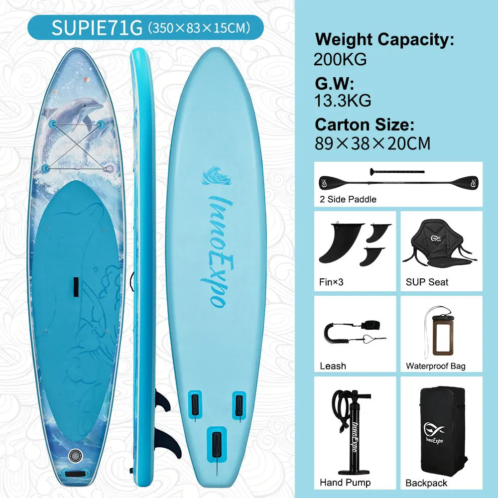 Inflatable Stand Up Paddle Board Non-Slip Comfort Deck