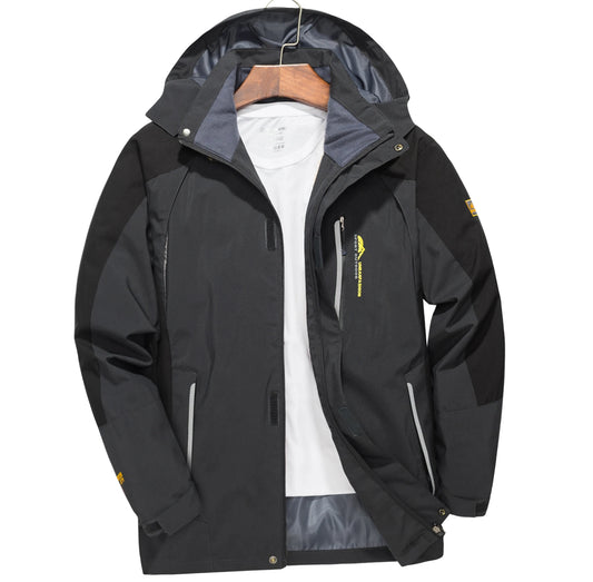 Men's Waterproof Windproof Windbreaker Hiking Jacket