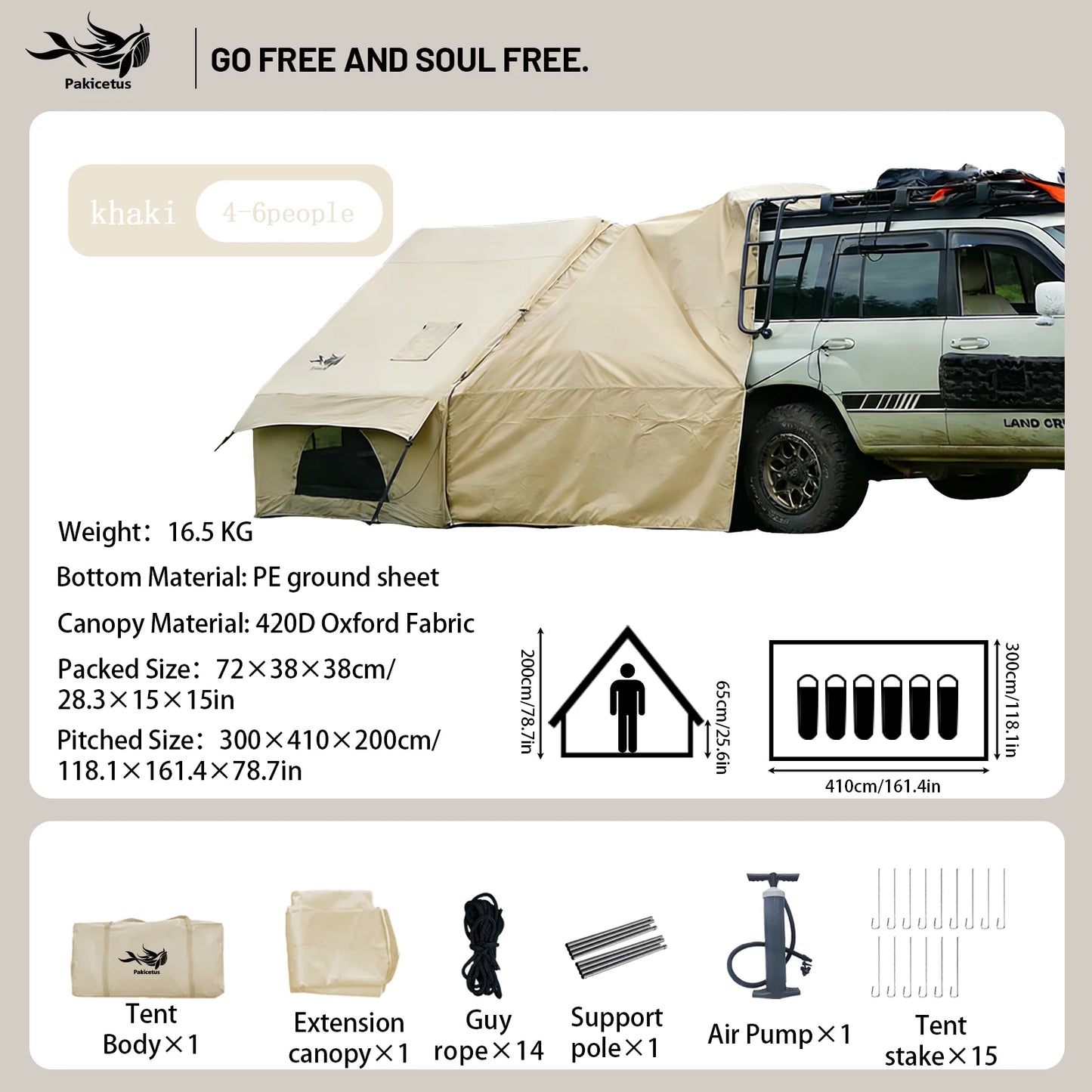 4-8 Person Inflatable Tent