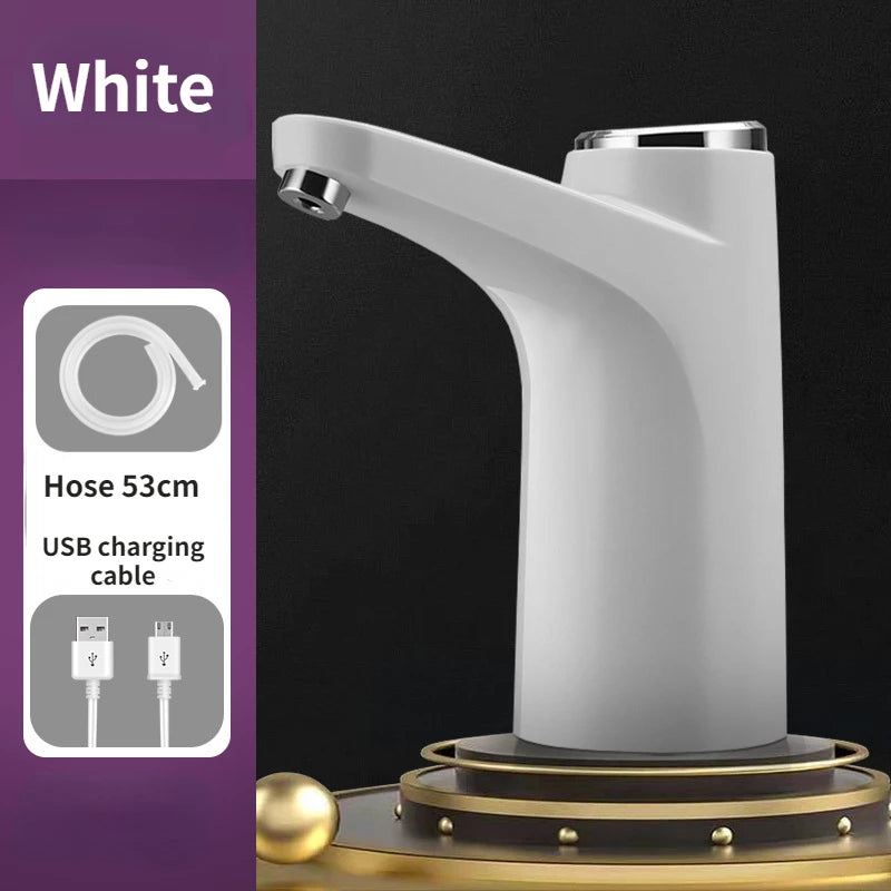 Portable USB Rechargeable Water Dispenser Pump – Automatic Push-Button Design