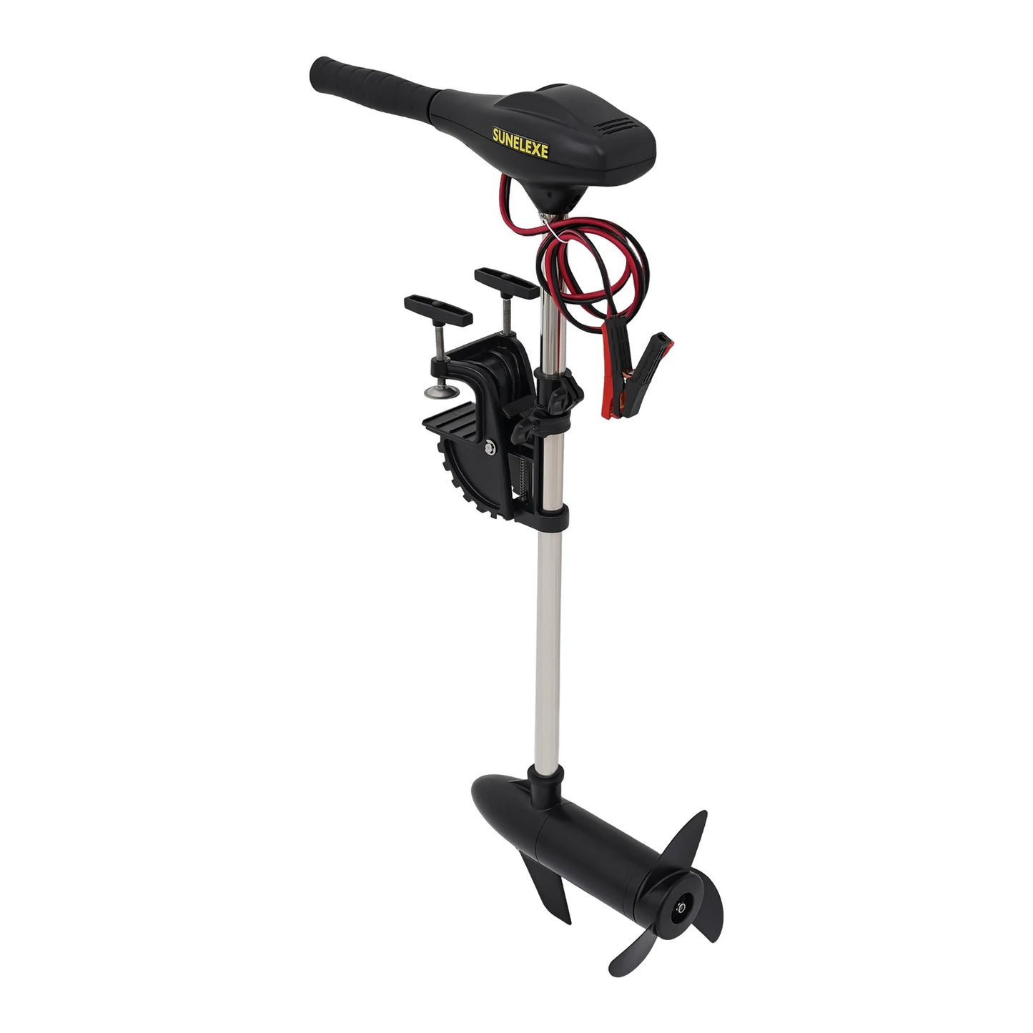 Powerful 40lb Thrust Electric Trolling Motor, 5 Forward Speeds for Fishing & Inflatable Boats