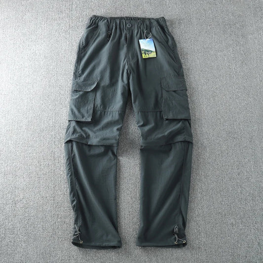 Men's Quick-Dry Hiking Cargo Pants with Multi-Pocket Storage